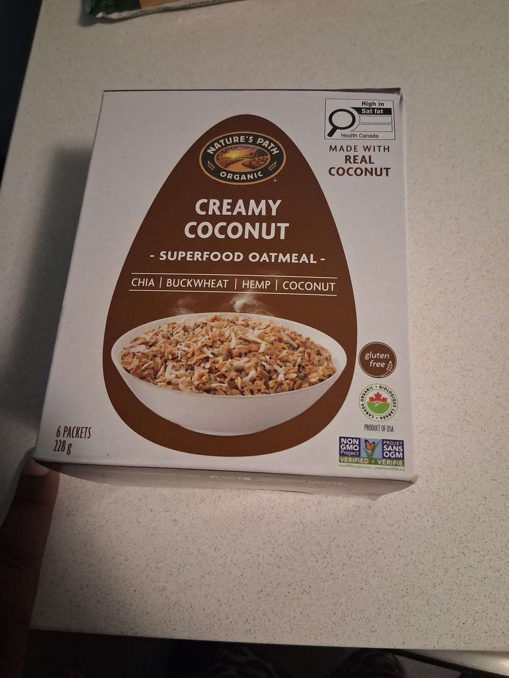 Creamy Coconut Superfood Oatmeal - Creamy Coconut